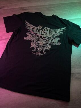 Korn Nu Metal Band Graphic Logo Tee Shirt